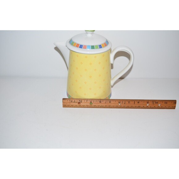 Villeroy & Boch Twist Alea Limone Coffee Pot With Lid Water Tea Pitcher retired - Picture 4 of 16